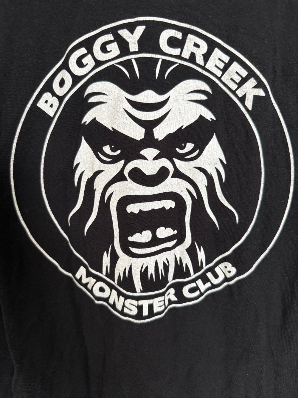 Boggy Creek Monster Club Graphic Tee - Black & White